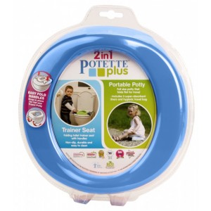Olita portabila pentru copii, Potette Plus albastra